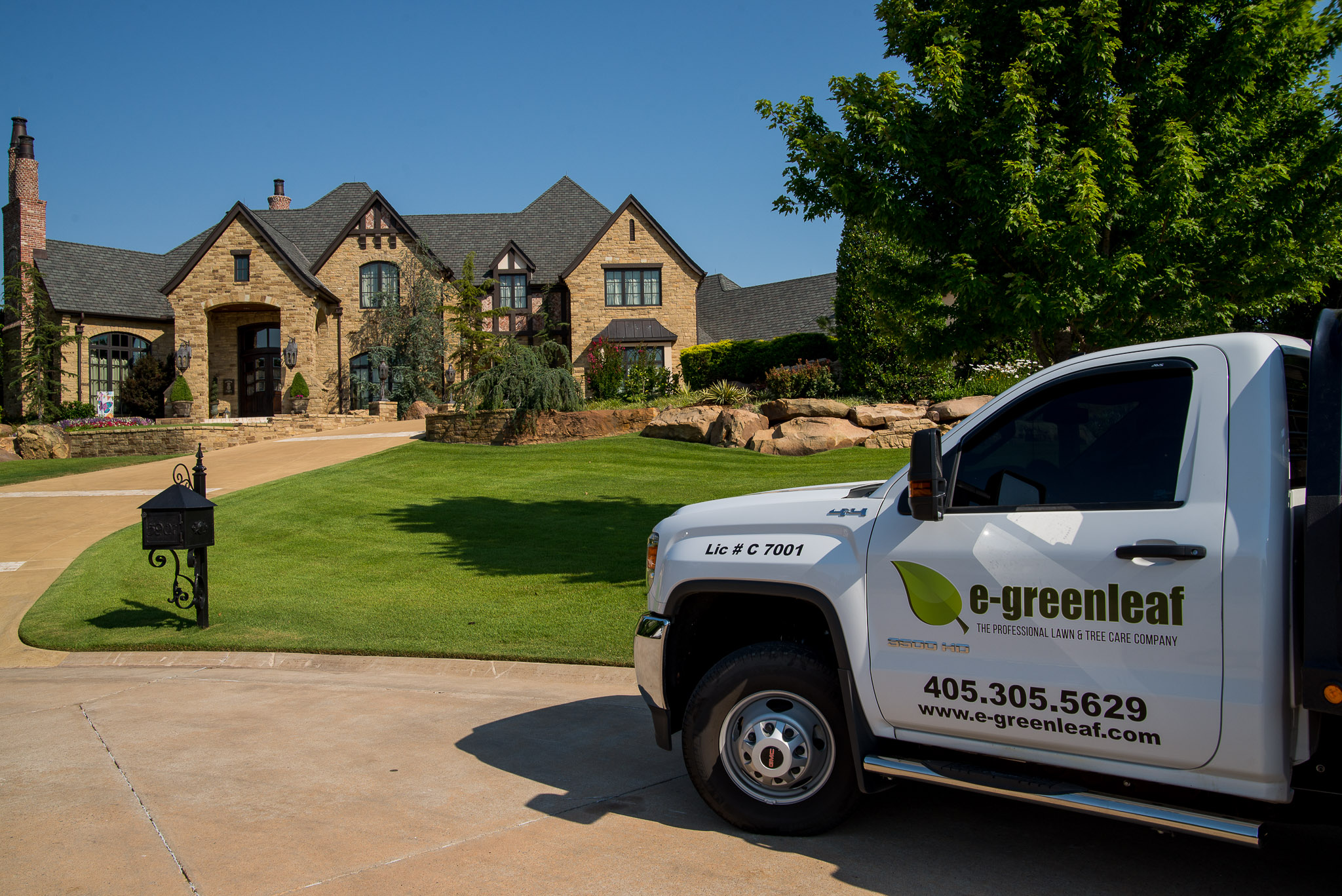 The Hurley Health project was a OKC Lawn Seeding job where we made their lawn look great.